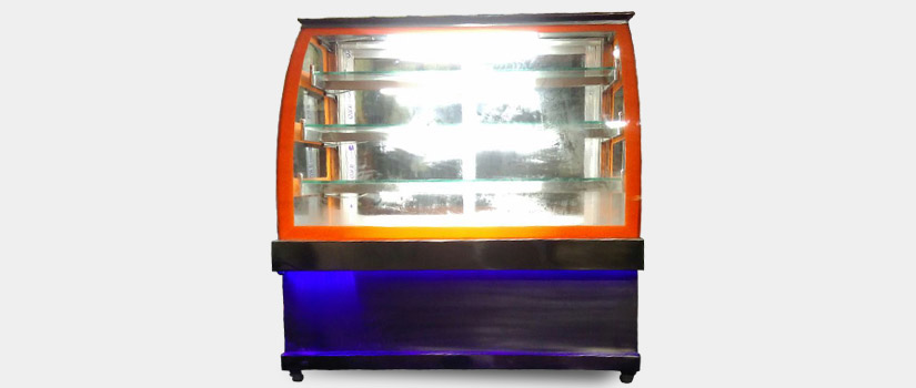 Bend Glass Display Counter